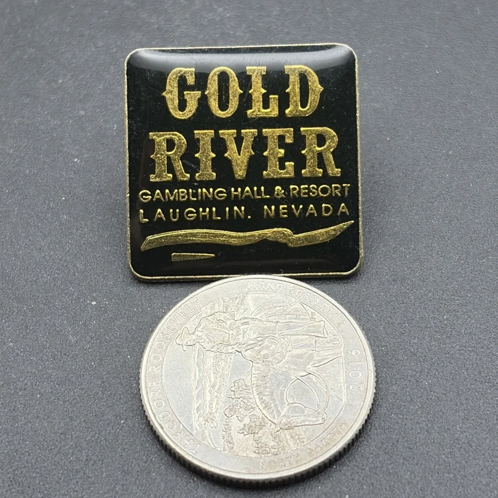 Gold River Gambling‎ Hall & Resort Laughlin Nevada Lapel Hat Pin